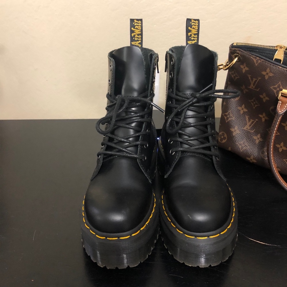 Doc marten jadon boots! Worn once!
